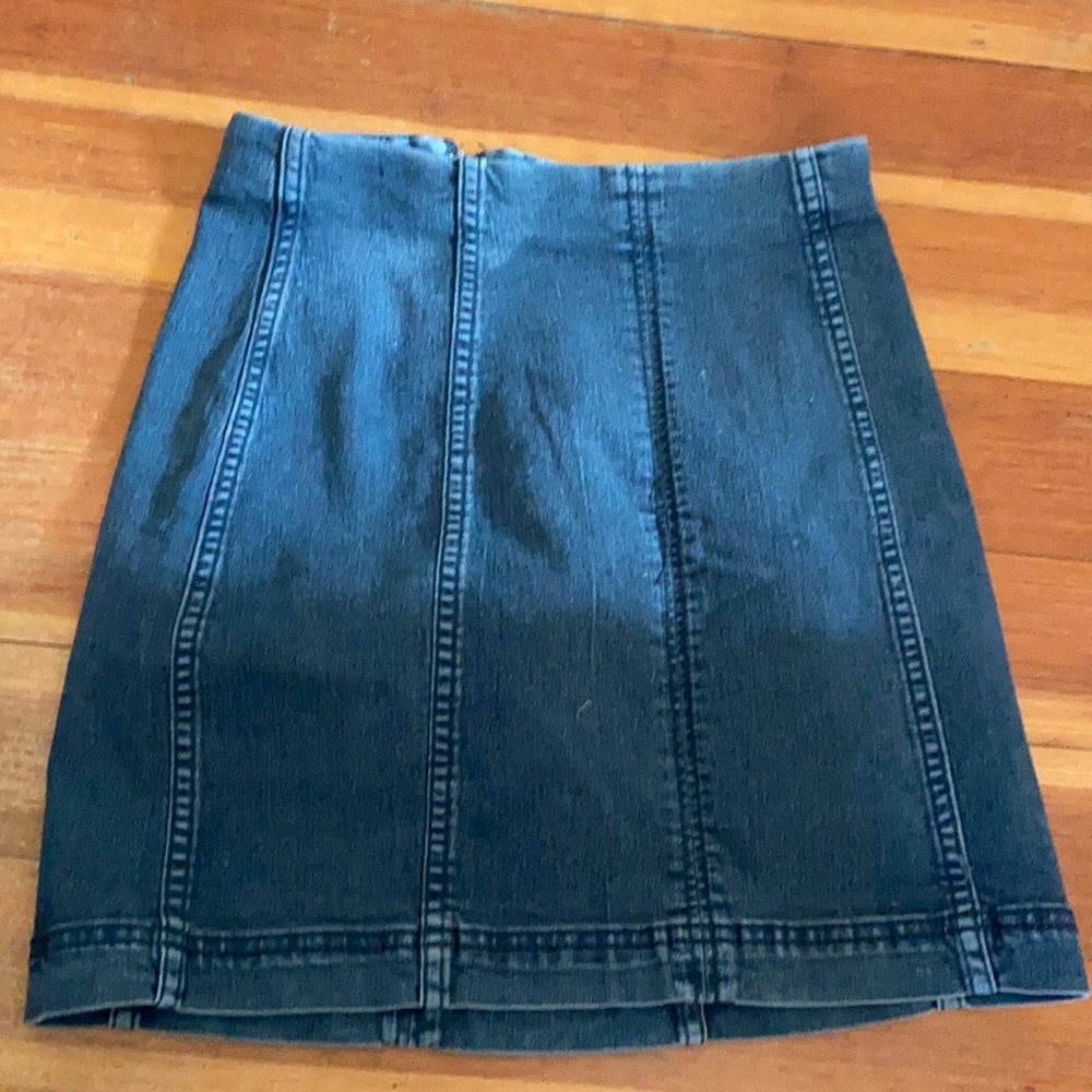 Charcoal Free People Mini skirt